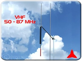 Antenna YAGI Direzionale 2 elementi 50-87 Mhz Protel ARYCKM-A-25X