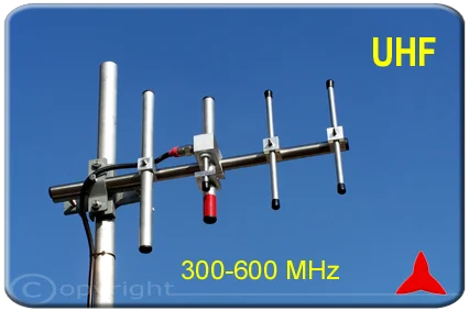 antenna direzionale yagi 4 elementi UHF 300-600MHz PROTEL