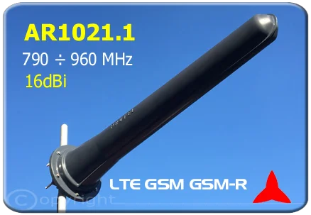 Protel AR1021.1 Antenna Direzionale Yagi  frequenza 790-960 MHz LTE GSM GSM-R 16 dBi