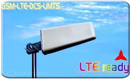 Protel AR1031.1 Antenna Logartmica alto guadagno larga banda 3G GSM-R UMTS GSM DCS LTE 4G 700 960 MHz 1710 2700 MHz