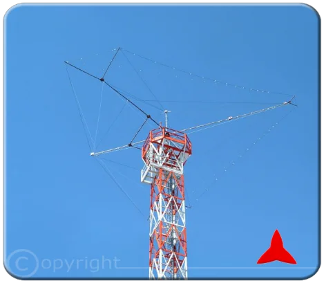 Protel ARL530.1 Antenna direzionale Log-Periodica HF 2-30 MHz 7 dB