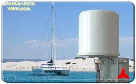 Protel ARO68913.5XZ Antenna Antenna Omnidirezionale Quadri Banda GSM-DCS-UMTS-LTE WLAN HOT SPOT 870 960 MHz 1700 2500 MHz