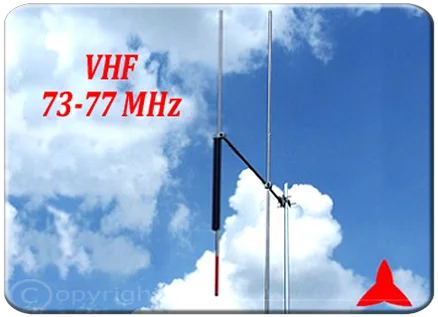 Protel ARYCKM-A-25XZ Antenna Direrzionale Yagi 2 due elementi 73-77 MHz