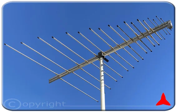 ARL100R/F500XZ antenna logaritmica di misura e monitoraggio banda 100-500 MHz