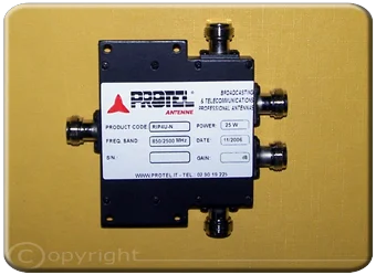 Protel splitter larga banda 2 3 4 vie frequenza 800-2500MHz