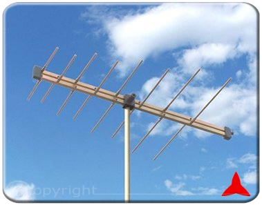 Protel ARL170R/F250XZ Antenna logaritmica di misura VHF DAB banda 170-250 MHz