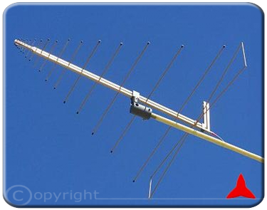 Protel ARL70V2500XZ VHF UHF SHF Antenna logaritmica di misura banda VHF UHF SHF 70-2500 MHz
