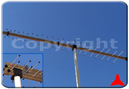 Protel ARL470F790XS monitoring ITU-R DVB-T antenna di misura log-periodica 470-860 MHz