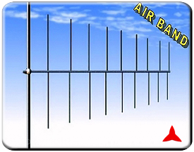 AR0309 Antenna Log-Periodica banda larga per uso civile e militare 108 136 MHz Protel